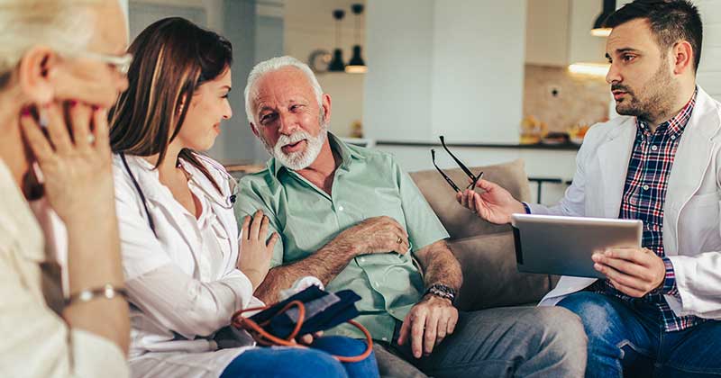 Meidcal doctors with Patients