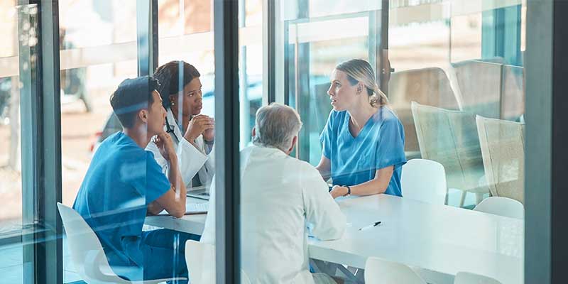 medical staff working